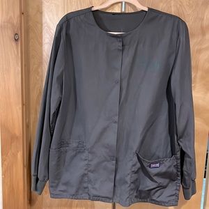 Cherokee WorkWear Women's Snap Front Warm-Up Scrub Jacket